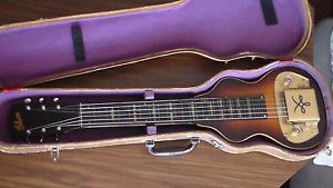 1947 Gibson BR-4 lap steel guitar original with case open E tuned