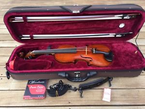 WONDERFUL OLD VIOLIN - MATHIAS HEINICKE 1926, with 2 BOWS - FULLY SET UP