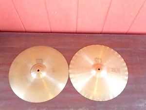 Vintage Paiste 2002 15" 1976 Sound Edge Black Label Hi-Hat cymbals John Bonham!