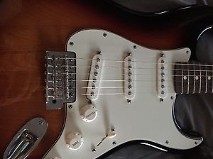 Fender Standard Stratocaster Electric Guitar - Rosewood In Brown Sunburst MIM