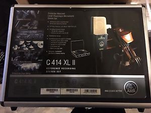 Matched set AKG C 414 XL II Condenser Wired Professional Microphone