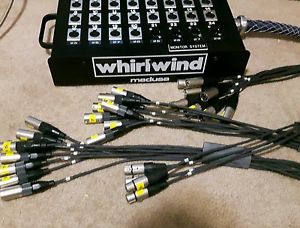 Whirlwind Stage box. 150FT 24X4 Super Flex Cable ( Purple )