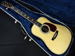 Martin D-45 Natural w/hard case Free shipping Guiter Bass From JAPAN #X1325