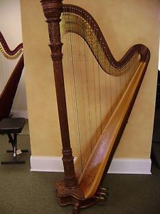 Used Lyon & Healy Style 17 Pedal Harp Walnut