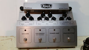 Koch Pedaltone with midi control 4 channel tube preamp pedal