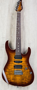Suhr Modern Pro HSH Electric Guitar Flame Maple Top Rosewood Board Bengal Burst