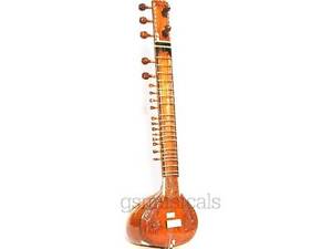 SITAR BIRD HEMRAJ MODEL STANDARD SIZE SITAR STANDARD HAND CARVED WITH FIBREGLASS
