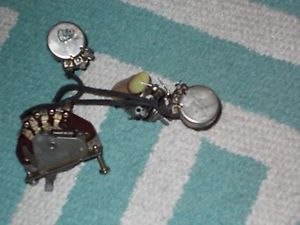 1956 Fender Stratocaster wiring harness Pots and switch