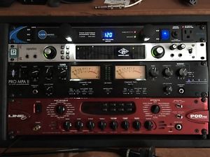 Universal Audio Apollo Quad Silverface w/Thunderbolt Option Card Installed