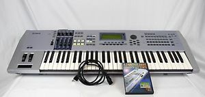 Yamaha MOTIF ES6 Synthesizer 61 Key Keyboard with Stand DVD and 30ft Cord FREE