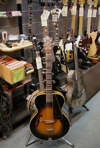 1937 Old Kraftsman Registered Supreme Model 8708 Acoustic-Electric Guitar w/Case