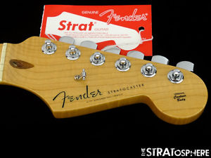 USA Fender Custom Shop Classic Strat NECK & TUNERS American Figured "V" Maple