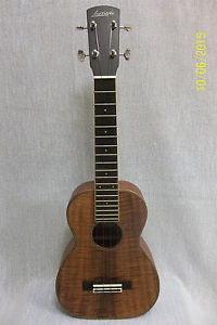 Larrivee Flamed Hawaiian Koa Concert Ukulele Made in USA 2015