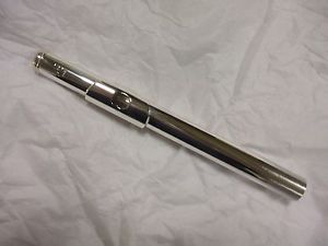 Flute head joint, Lopatin Flute Company. Gold riser! Gorgeous sound!