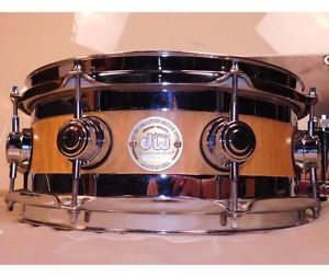 DW Collectors Brass/ Maple/Brass 12" X 4.5" Edge Snare ...AMAZING!!!!