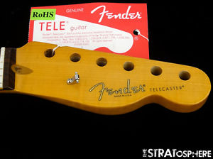 2016 Fender American Standard Telecaster Tele NECK USA Limited FIGURED Nitro