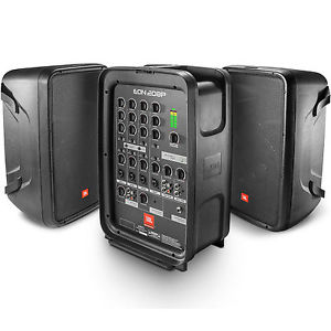 JBL EON208P Packaged 8" 2-Way PA with Powered 8-Channel Mixer and Bluetooth
