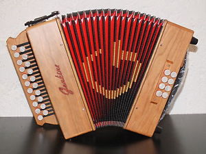Accordéon diatonique sol do, neuf, 2 rangs 8 basses