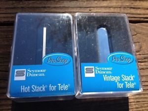 NEW Seymour Duncan STK-T2b Hot Lead & STK-T1n Vintage Stack Telecaster Pickups