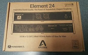 Apogee Element 24 | 10x12 Thunderbolt Audio Interface for Mac | Pro Audio LA