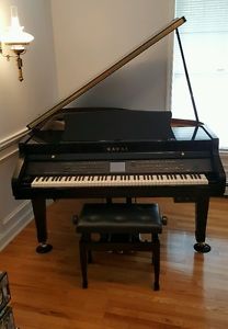 KAWAI CONCERT PERFORMER DIGITAL GRAND PIANO CP207 EXCELLENT W/EXTRAS FREE SHIP!!