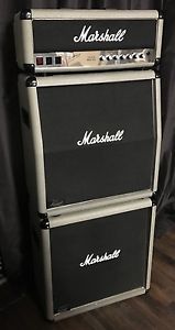 vintage Marshall silver jubilee 2553 50 watt W/Paperwork 1980s 1987 Orig Tubes