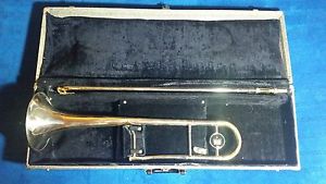 Vintage King 3B Silversonic Professional Trombone w/Original Case (FREE SHIP)