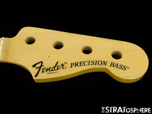 * Fender American Deluxe Precision P BASS NECK Parts USA Maple #587