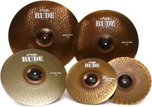 Paiste Rude Cymbal Pack with Free 18" Crash