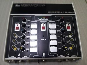 Glensound Commentator Unit Announcer Console GS CU001B