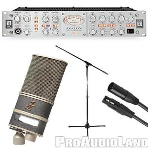 Avalon VT737SP PreAmp w/ JZ Microphones Vintage 47 Vocal Recording Bundle VT-737