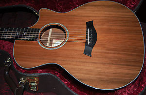 2013 Taylor Custom GA Cocobolo Back Striped Sinker Redwood Top Grand Auditorium