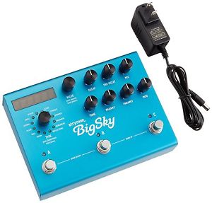 Strymon BigSky Reverb Pedal Hall Plate Spring Swell Room Shimmer Cab Effector