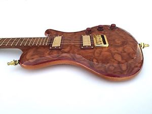 Holiday Sale!!! Custom Guitar Bubinga Purple Heart Handmade Electric !!VIDEO!!