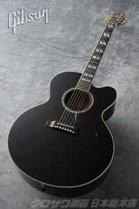 Gibson J-185EC 185 EC Hi-Performance Model Trans Black Acoustic Guitar