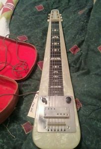 Vintage Supro Lap Steel Guitar  with original case original wiring beautiful