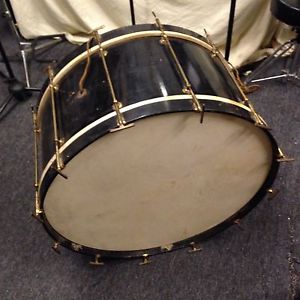 Vintage Leedy Spartan 1930s 28" 29"  Full Dress Bass Drum - Rare! One of a kind!