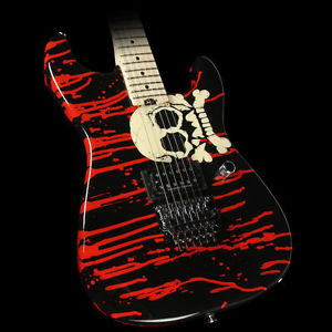 Charvel Pro Mod Warren DeMartini San Dimas Electric Guitar Skull Graphic