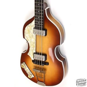 New German Made Hofner Vintage 62 500/1 Violin Bass Left Handed Lefty V62