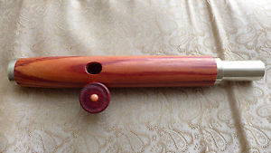 (#311) WOODEN / WOOD ARALIKATTI bright, melodious TULIPWOOD FLUTE HEADJOINT