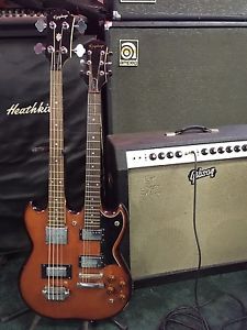 Custom SG vintage double neck Guitar Bass 70's Epiphone parts