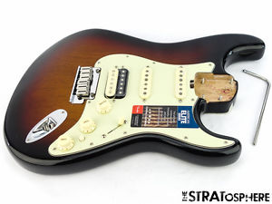 Fender American Elite HSS Shawbucker Stratocaster Strat LOADED BODY Sunburst