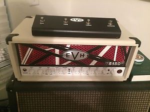 EVH 5150 III 50 Watt Tube Head W/ Footswitch Custom Faceplate