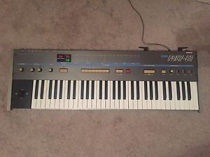 Vintage 1980s Korg Poly 61 w/ MIDI Synthesizer Keyboard 61M Juno 60 106 roland