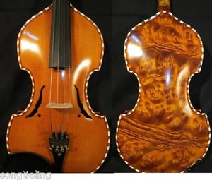Baroque style SONG Brand Maestro bird's eye(inlay.scroll carved) 16" viola,#5093
