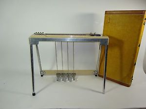 Vintage circa 1957 Fender Pedal Steel Lap Tweed Case AWESOME