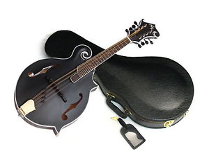 MICHAEL KELLY Legacy Satin Black Out acoustic MANDOLIN new Blem Special w/ CASE