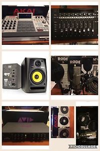 music studio equipment