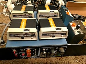 clear com intercom lot 2 channel rs 501 tr 50  headsets