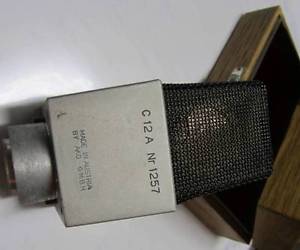 AKG NORELCO C12A TUBE CONDENSER MICROPHONE MIC